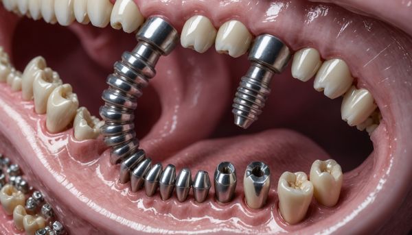 L ostéointégration assure la fixation durable de la vis